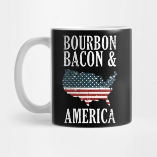 Bourbon Bacon And America Mug